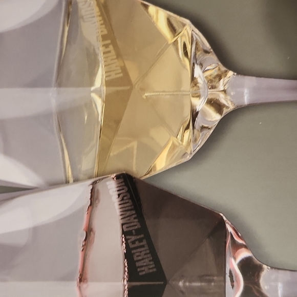 HARLEY DAVIDSON GEOMETRIC WINE GLASS SET - Picture 2 of 6